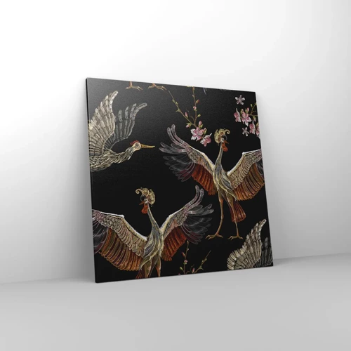 Bild auf Leinwand - Leinwandbild - Märchenvogel - 70x70 cm