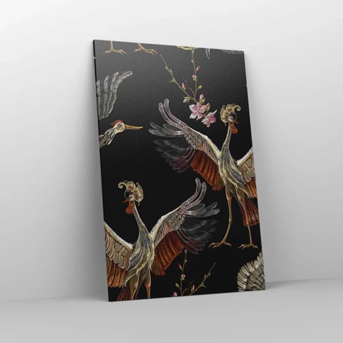 Bild auf Leinwand - Leinwandbild - Märchenvogel - 80x120 cm