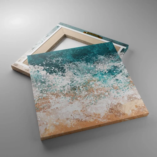 Bild auf Leinwand - Leinwandbild - Meeresgeschichten - 30x30 cm