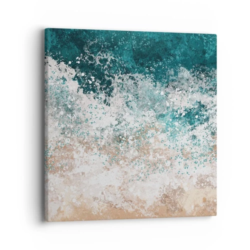 Bild auf Leinwand - Leinwandbild - Meeresgeschichten - 40x40 cm