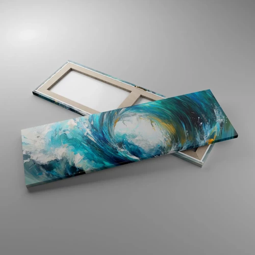 Bild auf Leinwand - Leinwandbild - Meeresportal - 90x30 cm