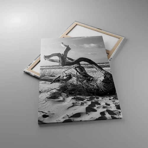 Bild auf Leinwand - Leinwandbild - Meeresskulptur - 80x120 cm