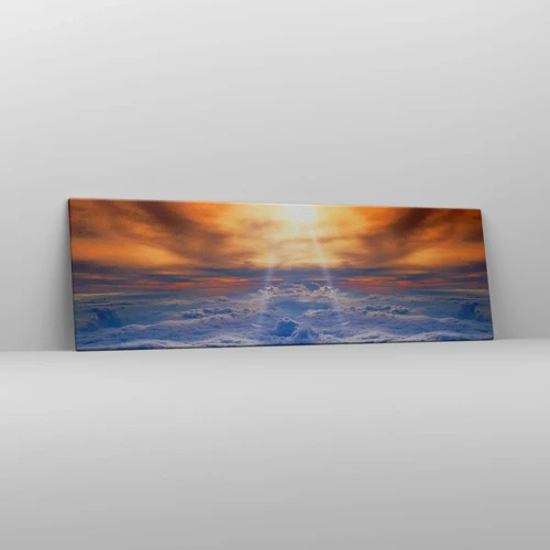 Bild auf Leinwand - Leinwandbild - Mystische Landschaft - 160x50 cm