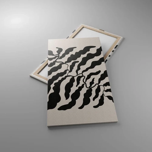 Bild auf Leinwand - Leinwandbild - Natur des Quadrats - 65x120 cm