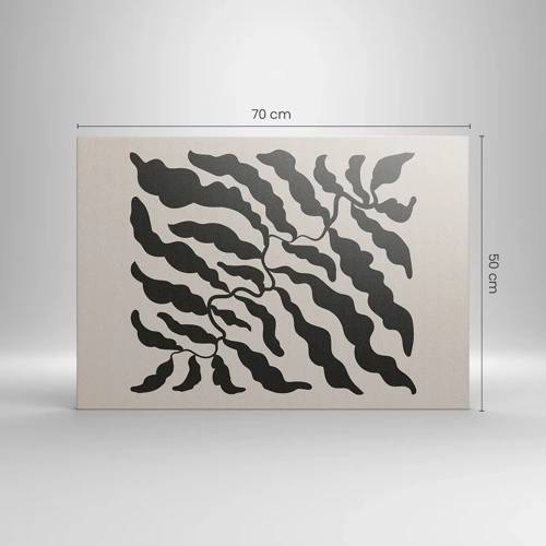 Bild auf Leinwand - Leinwandbild - Natur des Quadrats - 70x50 cm