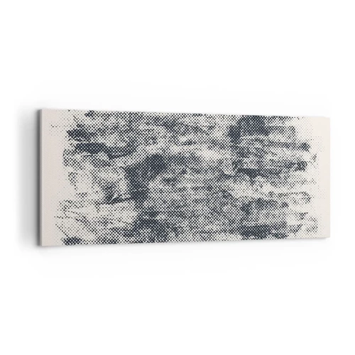 Bild auf Leinwand - Leinwandbild - Nebelige Komposition - 100x40 cm