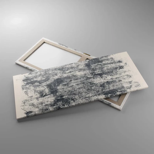 Bild auf Leinwand - Leinwandbild - Nebelige Komposition - 120x50 cm