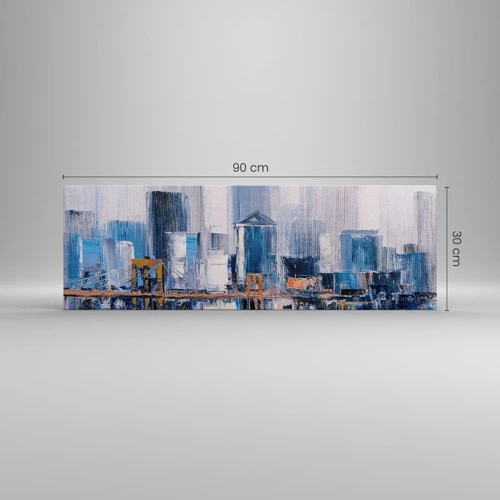 Bild auf Leinwand - Leinwandbild - New Yorker Eindruck - 90x30 cm