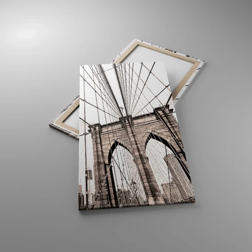 Bild auf Leinwand - Leinwandbild - New Yorker Kathedrale - 65x120 cm