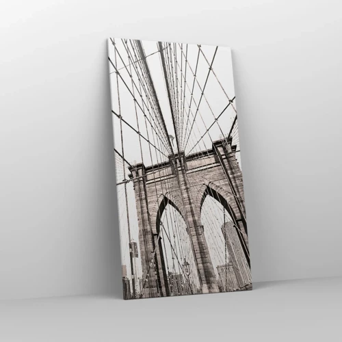 Bild auf Leinwand - Leinwandbild - New Yorker Kathedrale - 65x120 cm
