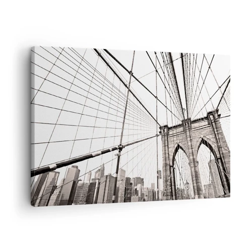 Bild auf Leinwand - Leinwandbild - New Yorker Kathedrale - 70x50 cm