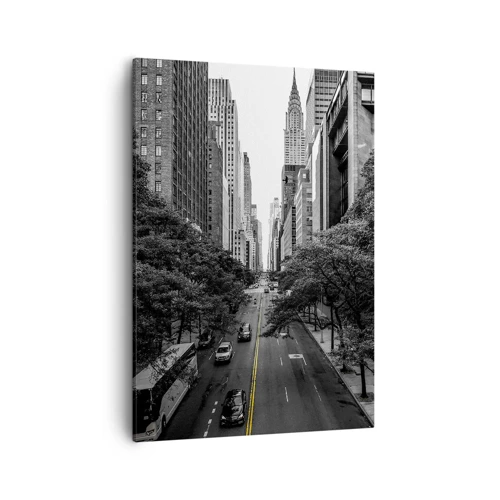 Bild auf Leinwand - Leinwandbild - New Yorker Morgen - 50x70 cm