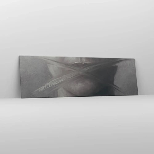 Bild auf Leinwand - Leinwandbild - Ohne ein Wort - 160x50 cm