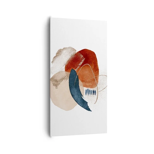 Bild auf Leinwand - Leinwandbild - Ovale Komposition - 65x120 cm