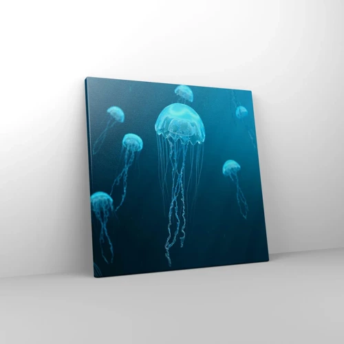 Bild auf Leinwand - Leinwandbild - Ozeantanz - 40x40 cm