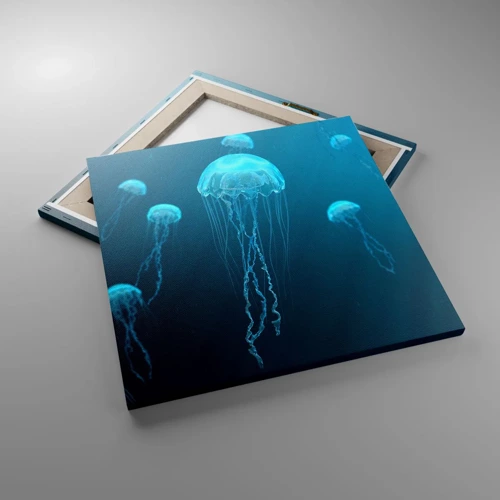 Bild auf Leinwand - Leinwandbild - Ozeantanz - 50x50 cm
