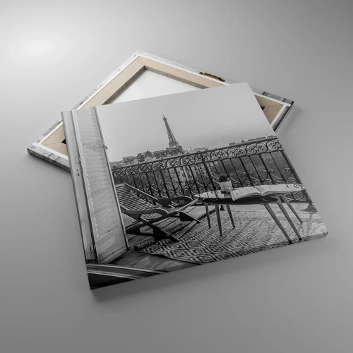 Bild auf Leinwand - Leinwandbild - Pariser Nachmittag - 50x50 cm
