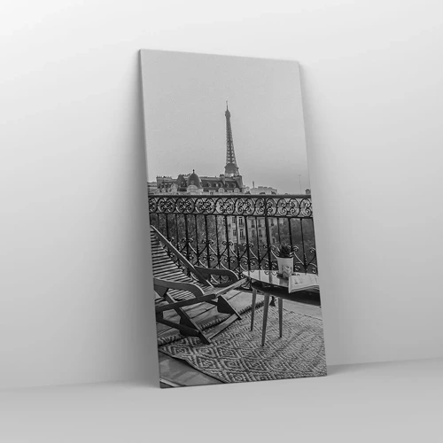 Bild auf Leinwand - Leinwandbild - Pariser Nachmittag - 65x120 cm