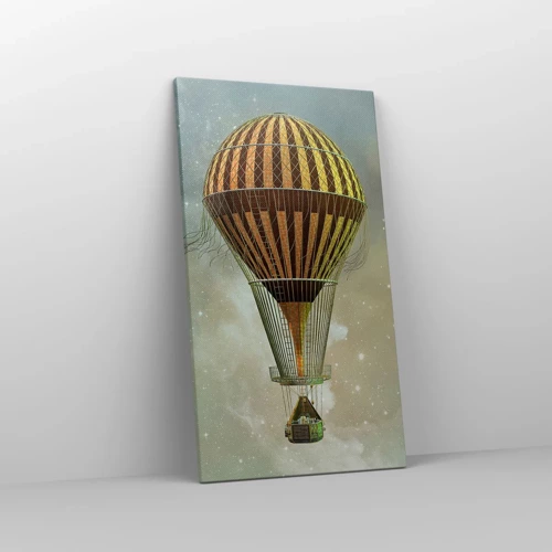 Bild auf Leinwand - Leinwandbild - Pionierflüge - 45x80 cm