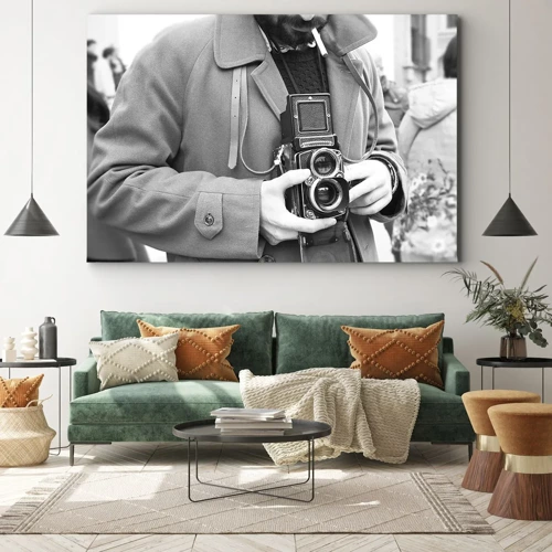 Bild auf Leinwand - Leinwandbild - Retro-Stil - 70x50 cm