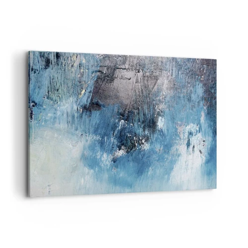 Bild auf Leinwand - Leinwandbild - Rhapsodie in Blau - 100x70 cm