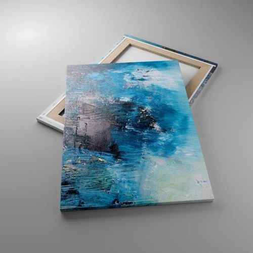 Bild auf Leinwand - Leinwandbild - Rhapsodie in Blau - 50x70 cm