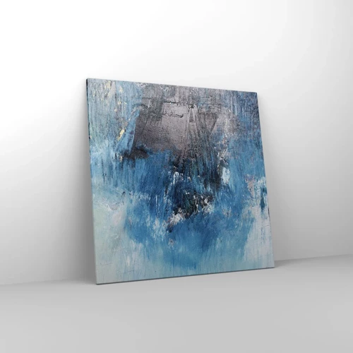 Bild auf Leinwand - Leinwandbild - Rhapsodie in Blau - 70x70 cm