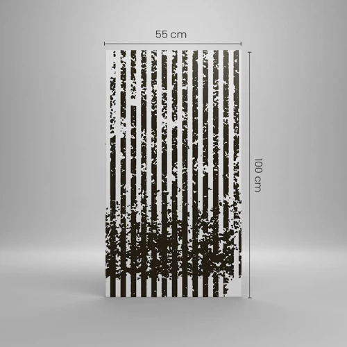 Bild auf Leinwand - Leinwandbild - Rhythmus und Rauschen - 55x100 cm