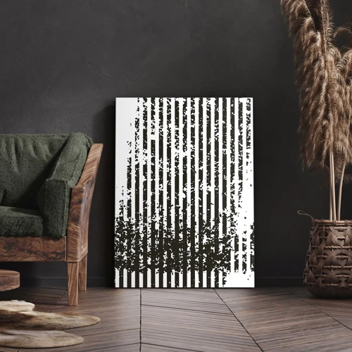 Bild auf Leinwand - Leinwandbild - Rhythmus und Rauschen - 55x100 cm