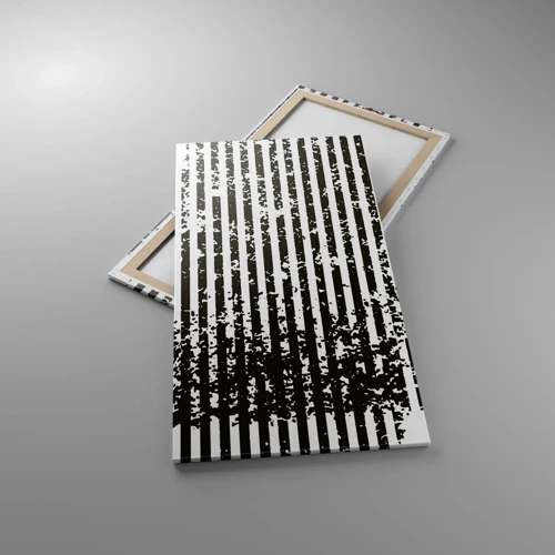 Bild auf Leinwand - Leinwandbild - Rhythmus und Rauschen - 65x120 cm