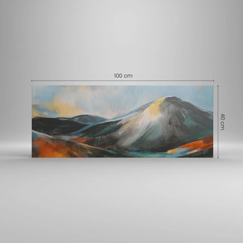 Bild auf Leinwand - Leinwandbild - Roh und schön - 100x40 cm