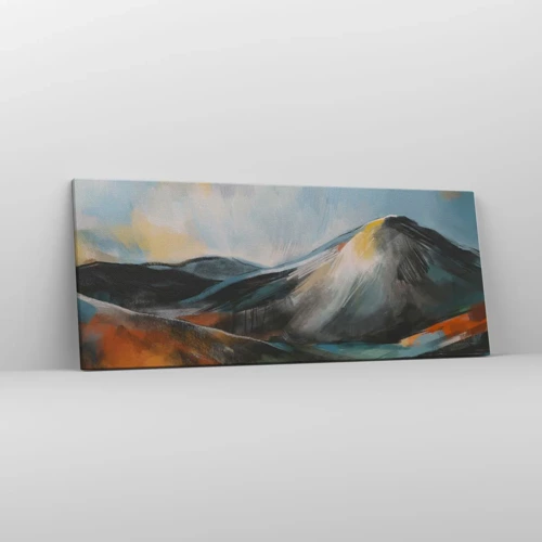 Bild auf Leinwand - Leinwandbild - Roh und schön - 100x40 cm