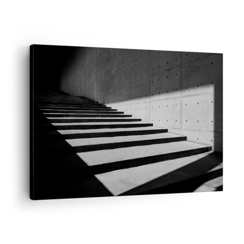 Bild auf Leinwand - Leinwandbild - Rohe Schönheit des Modernismus - 70x50 cm