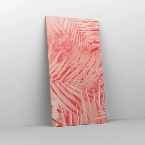 Bild auf Leinwand - Leinwandbild - Rosa Konzept - 65x120 cm