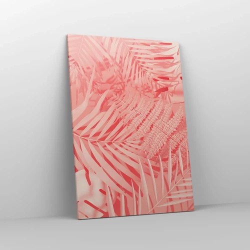 Bild auf Leinwand - Leinwandbild - Rosa Konzept - 70x100 cm