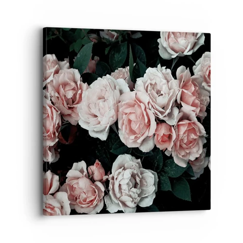 Bild auf Leinwand - Leinwandbild - Rosen-Ensemble - 30x30 cm