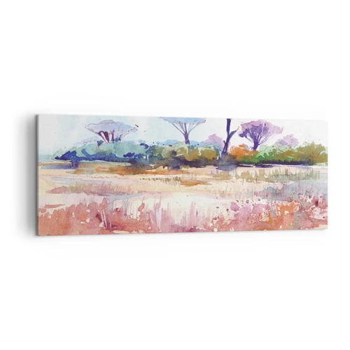 Bild auf Leinwand - Leinwandbild - Savannah-Farben - 140x50 cm