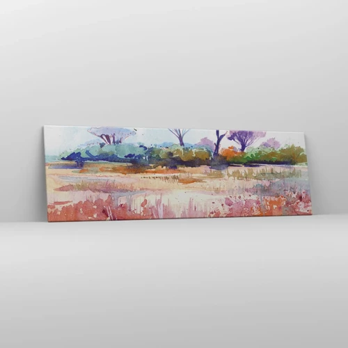 Bild auf Leinwand - Leinwandbild - Savannah-Farben - 160x50 cm