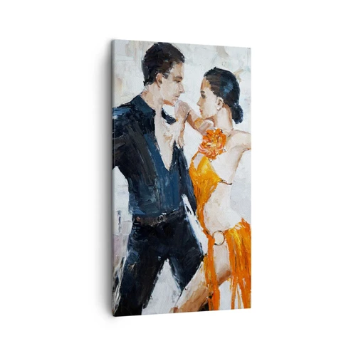 Bild auf Leinwand - Leinwandbild - Schmutziges Tanzen - 45x80 cm