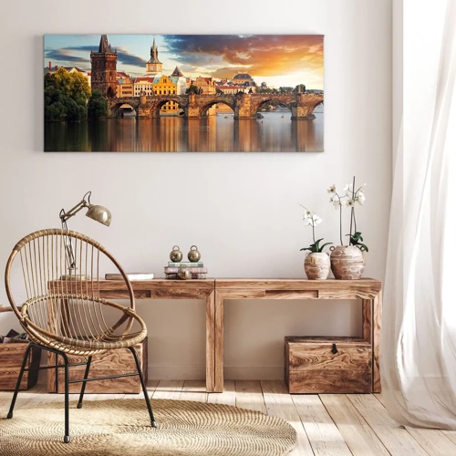 Bild auf Leinwand - Leinwandbild - Schön seit Ewigkeiten - 100x40 cm