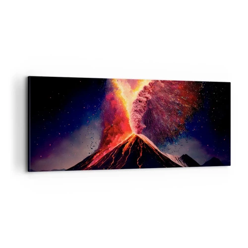 Bild auf Leinwand - Leinwandbild - Schönheit und Horror - 100x40 cm