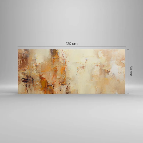 Bild auf Leinwand - Leinwandbild - Seele aus Bernstein - 120x50 cm