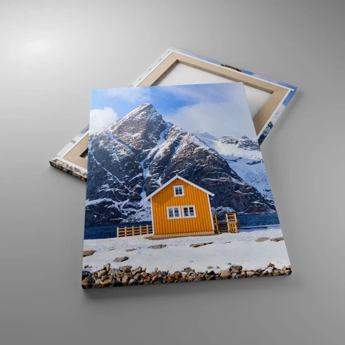 Bild auf Leinwand - Leinwandbild - Skandinavische Feiertage - 50x70 cm