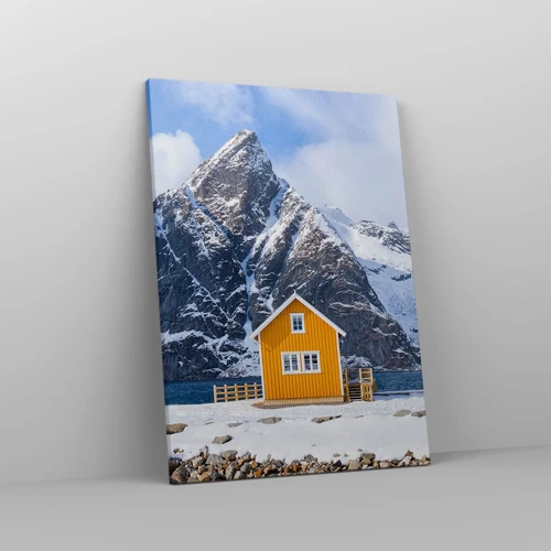 Bild auf Leinwand - Leinwandbild - Skandinavische Feiertage - 50x70 cm