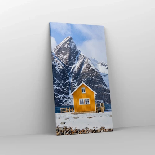 Bild auf Leinwand - Leinwandbild - Skandinavische Feiertage - 55x100 cm