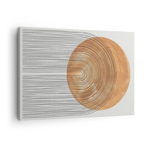 Bild auf Leinwand - Leinwandbild - SonnenKomposition - 70x50 cm