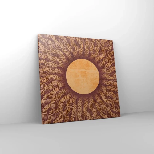 Bild auf Leinwand - Leinwandbild - Sonnensymbol - 50x50 cm