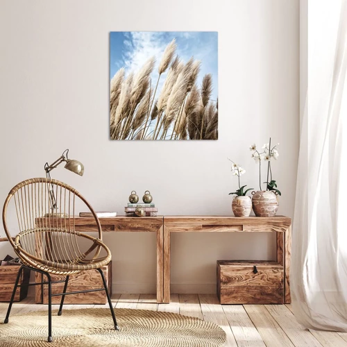 Bild auf Leinwand - Leinwandbild - Sonnige und windige Liebkosungen - 30x30 cm