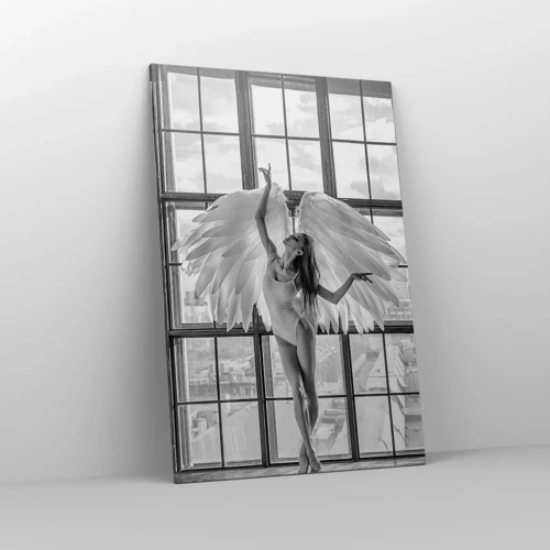 Bild auf Leinwand - Leinwandbild - Stadt der Engel? - 80x120 cm