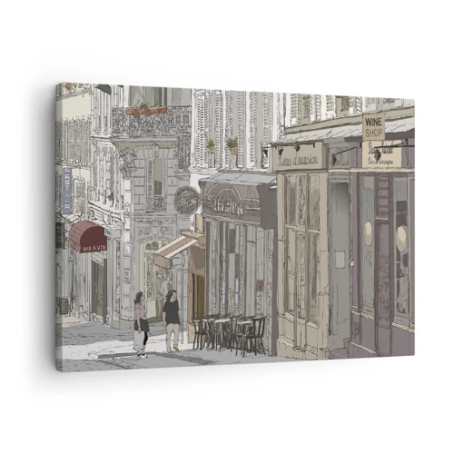 Bild auf Leinwand - Leinwandbild - Stadtfreuden - 70x50 cm